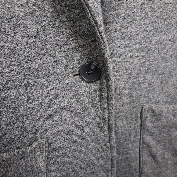James Perse Standard Grey Cotton Blazer - Size 1(Small) - Picture 9 of 12
